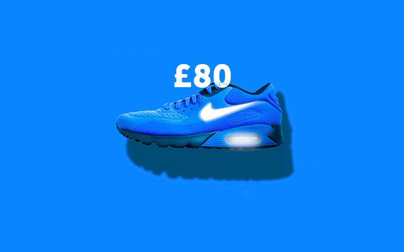 A trainer advert with changeable pricing