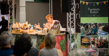 A cookery demonstration at one of the Fantastic Food Festivals 