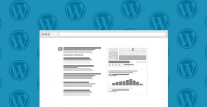Multiple WordPress Logo's behind a web page